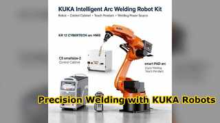 Giải pháp tự động hóa robot hàn hồ quang thông minh KUKA